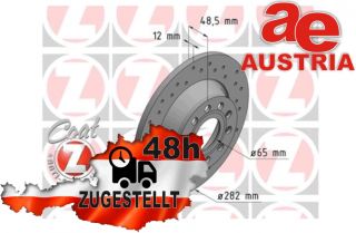 Zimmermann SPORT 100.3315.52 Bremsscheibe Hinten 282x12mm 5 x 112