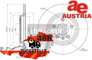 MaxGear 19-2015 Bremsscheibe Hinten 300x12mm 5 x 112