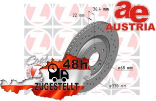 Zimmermann SPORT 100.3358.52 Bremsscheibe Hinten 330x22mm 5 x 112