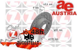 Zimmermann SPORT 100.1236.52 Bremsscheibe Vorne 230x9mm 5 x 100