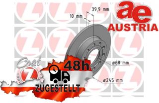 Zimmermann 100.1243.20 Bremsscheibe Hinten 245x10mm 5 x 112