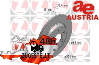 Zimmermann 100.3333.20 Rear Brake Disc 300x12mm 5 x 112